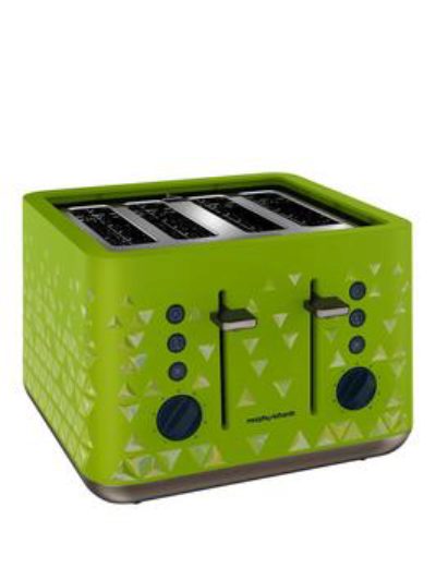 Morphy Richards Prism 4 Slice Toaster - Green